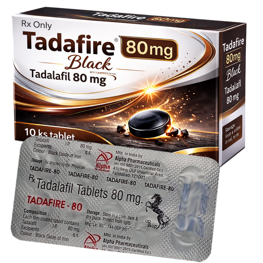 Tadafire 80mg Black